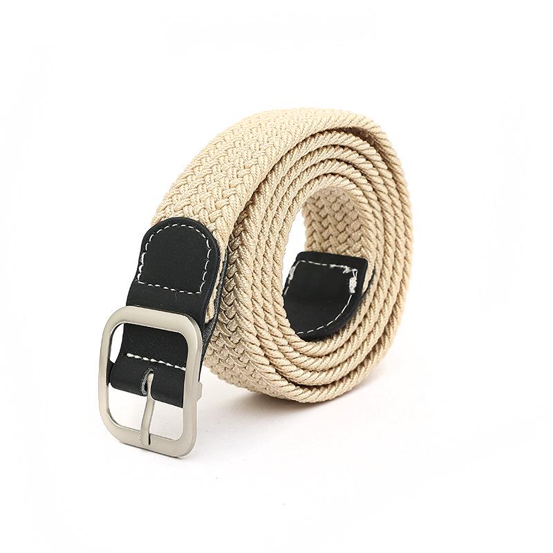 Unisex Elastic Canvas Belt for Students & Young Adults