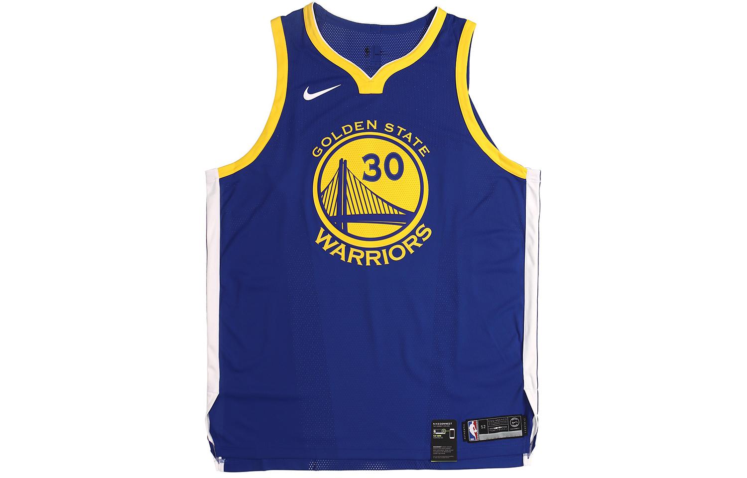 Nike Nba Golden State Warriors Stephen Curry Icon Edition Authentic Jersey 863022-495 XXL