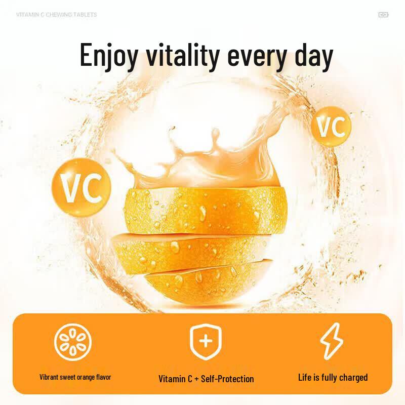 By-Health Vitamin C Orange Chewable Tablets