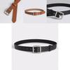 Fashion Female Belt With Round Alloy Buckle For Casual Office Wear