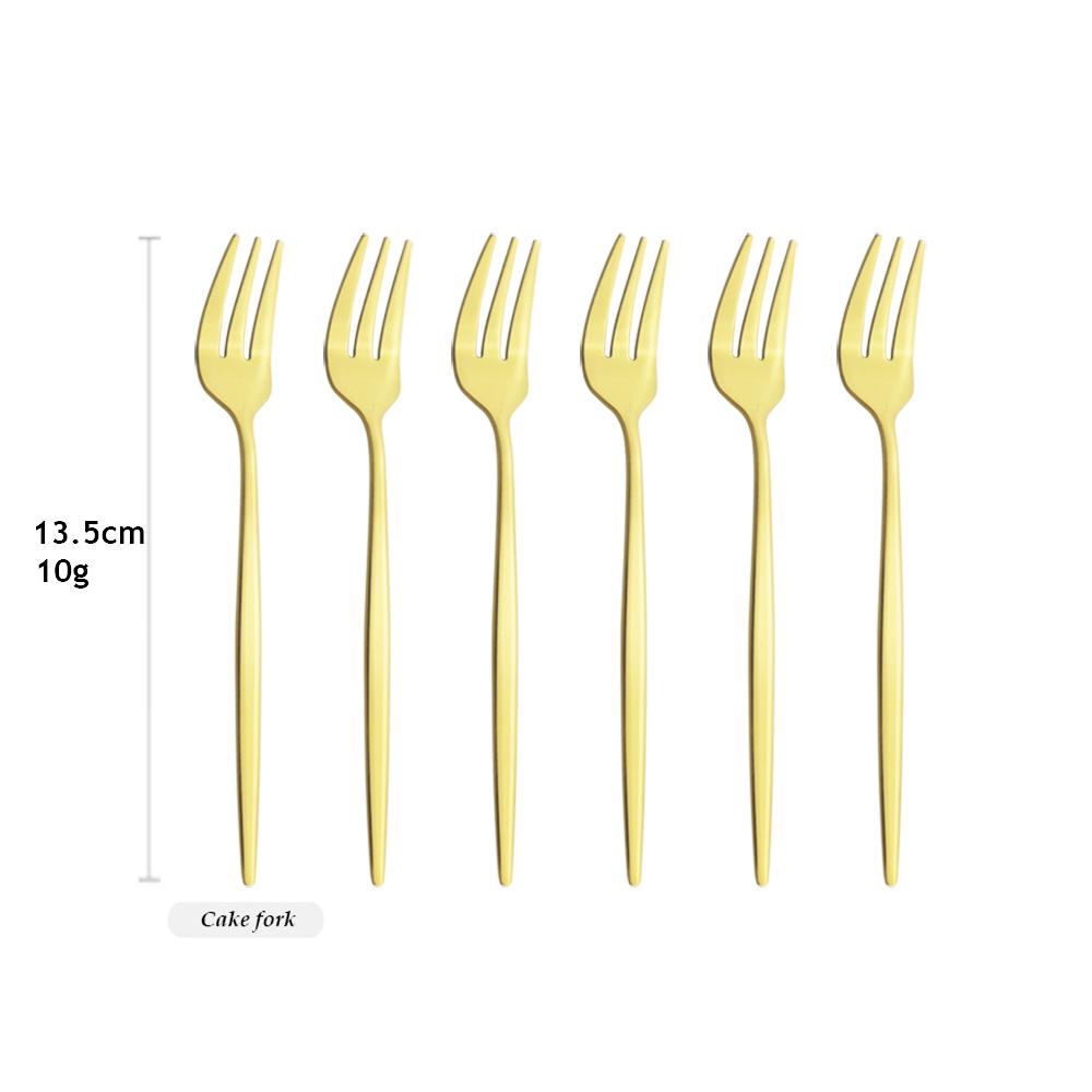 Fruit Tea Fork Dinnerware Stainless Steel Cutlery West Sign Small Fork Cake Dessert Fruit Fork Kitchen Tableware Dropshipping