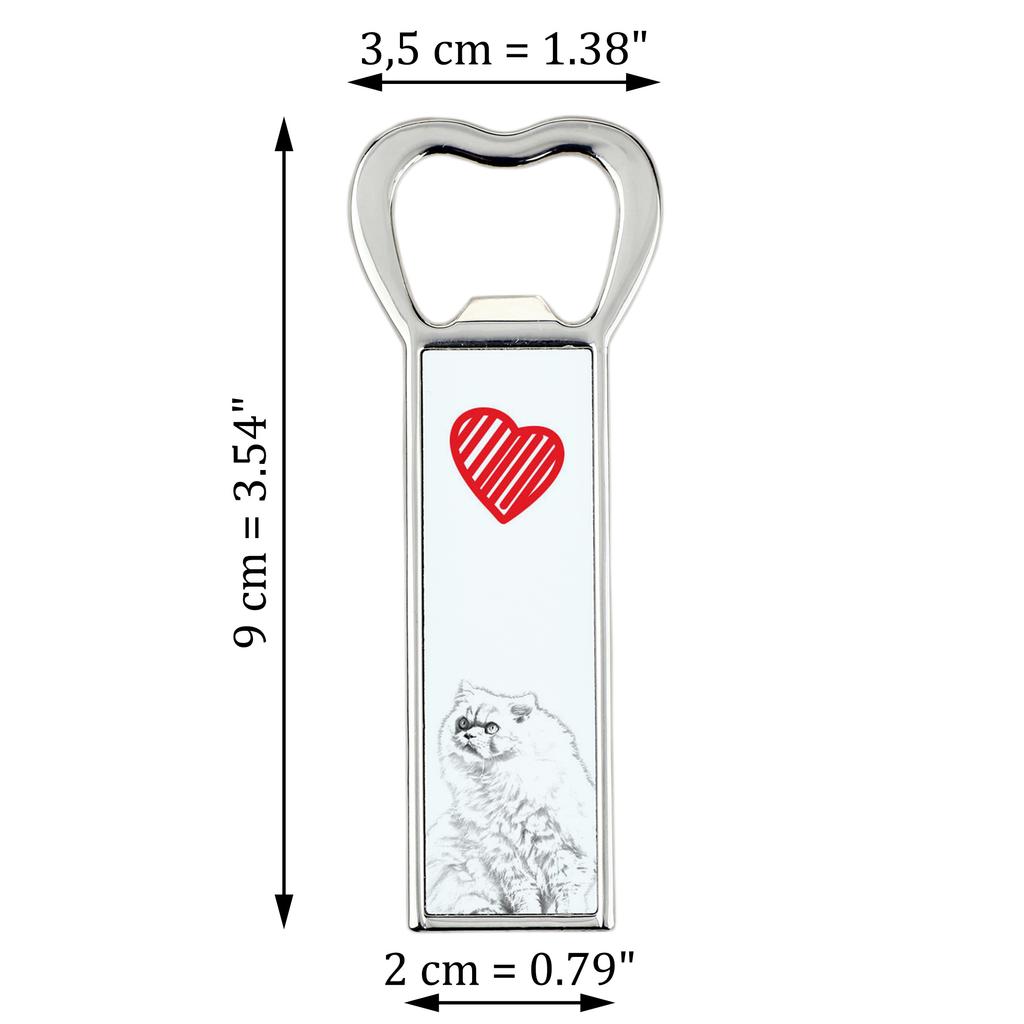 Himalayan – Bottle opener with a cat, personalized fridge opener | Art-Dog