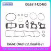 Kit Guarnizioni Radiatore Olio per Mercedes-Benz OM651 2.2L Diesel 2.2 L T C E GLA GLC GLK M S SLC SLK W176 X204 W447 6511801310