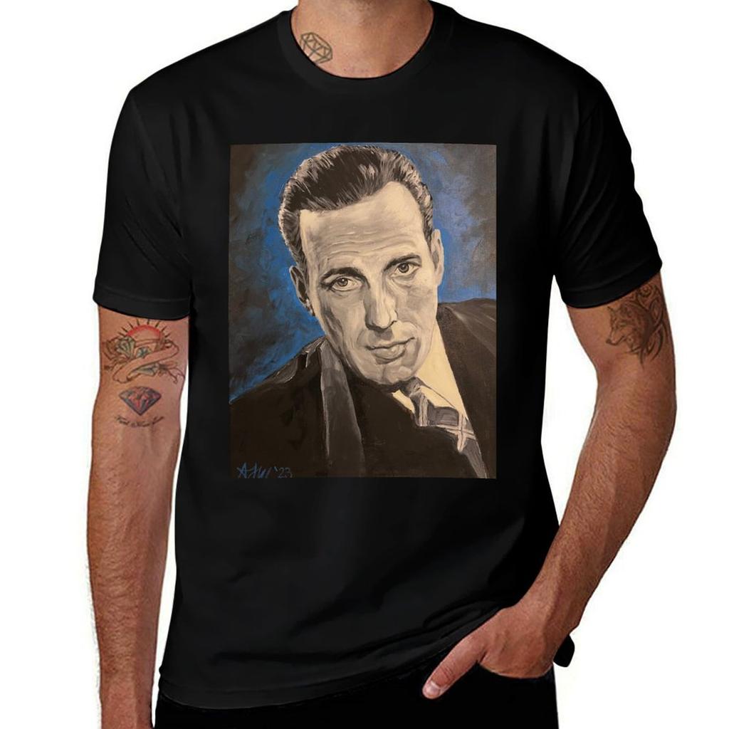 Humphrey Bogart Tshirt Unisex T Shirts High Quality Luxury Brand Tshirt