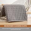 6Pcs Fiber Dish Cloth Breathable Towel High Absorbency Cleaning Cloth Non Scratch Surface Cleaning Wipe for Home and Kitchen