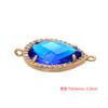 ZHUKOU 16x25mm high quality crystal connector for women DIY necklace earrings bracelet jewelry accessories Making model: VS378