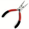 2pcs/set Needle Nosed Pliers 5 Inch DIY Hand Prebuilt Coil Wire Long Nose Pliers Portable Durable Steel Repair Tool