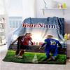 Haaland 68 Personalized Text Blanket Lightweight Personalized Blanket Durable Comfort Suitable for Bedding Livingroom Couch Living Room