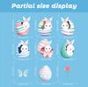 Easter Window Stickers Static Clings Easter Egg Bunny Decor for Party Home Window Decoration