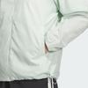 Adidas Water-Resistant Hooded Zip-Up Long Sleeve Jacket Unisex Jackets Linen-Green KA9291