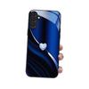 Foreign trade hot-selling model simple love Samsung S23 supreme version mobile phone case GalaxyS24PLUS glass protective case