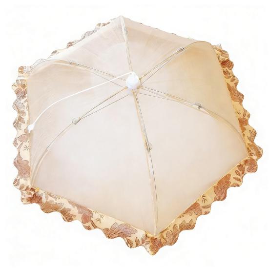 Capa de Vegetais Dobrável de Malha Redes para Alimentos Reutilizáveis Repelente de Insetos Capas de Comida Anti-moscas Protetor de Refeição ao Ar Livre