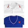 Anime Cosplay Costume WONDER EGG PRIORITY Sawaki Momoe Uniform Suit Campus Style Blue Knitted Top