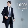 Unisex 100% Wool Mid-Length Business Coat