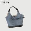 Korean Denim Canvas Bag Summer Fashion Armpit Order Shoulder Large Capacity Tote Bag