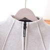 Girls' Warm Faux Cashmere Slimming Hoodie with Stylish Stand Collar - Versatile Velvet Base Layer for Autumn/Winter