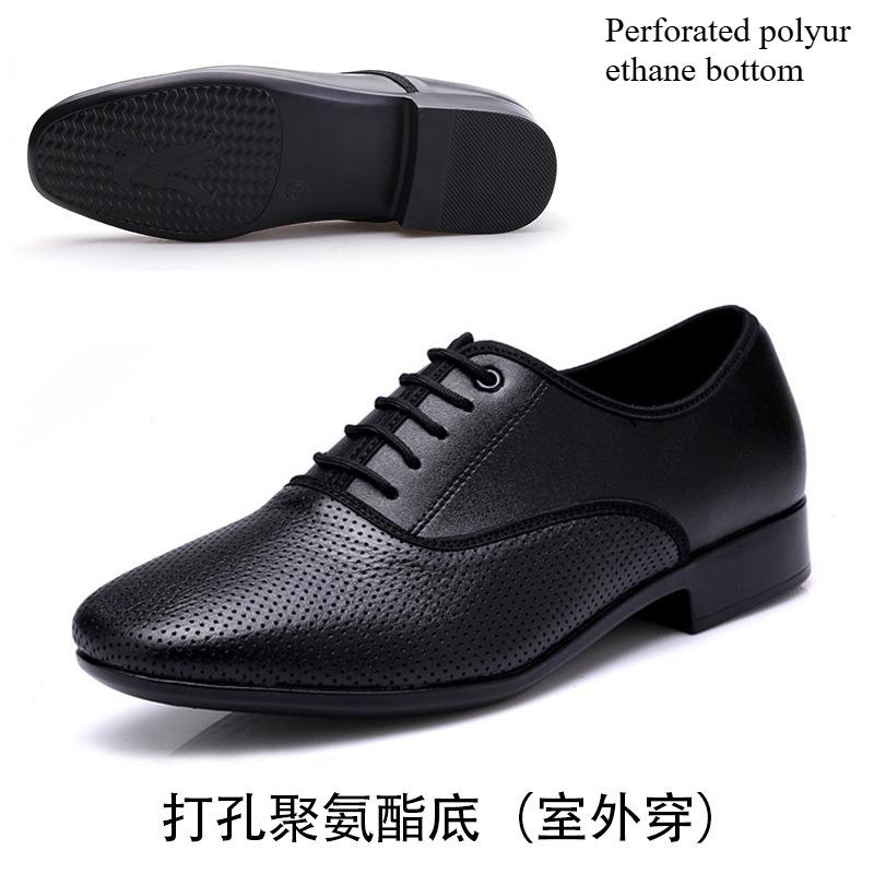 Leder Herren Tanzschuhe Sport Platzschuh für Herren Erwachsene Weiche Tanz Latein Schuhe Moderne Walzer Herren Sneaker Erhöhen