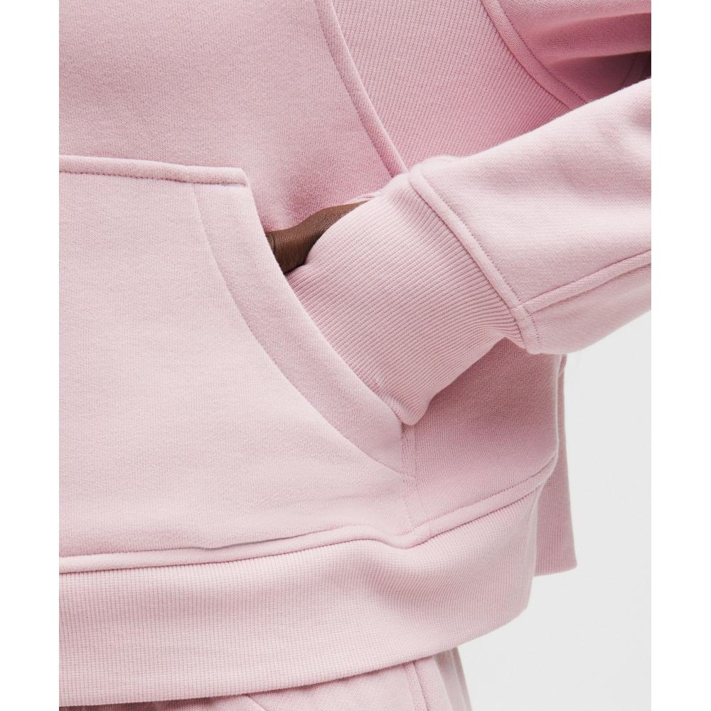 Lululemon Scuba Oversized Half Zip Hoodie Porcelain Pink