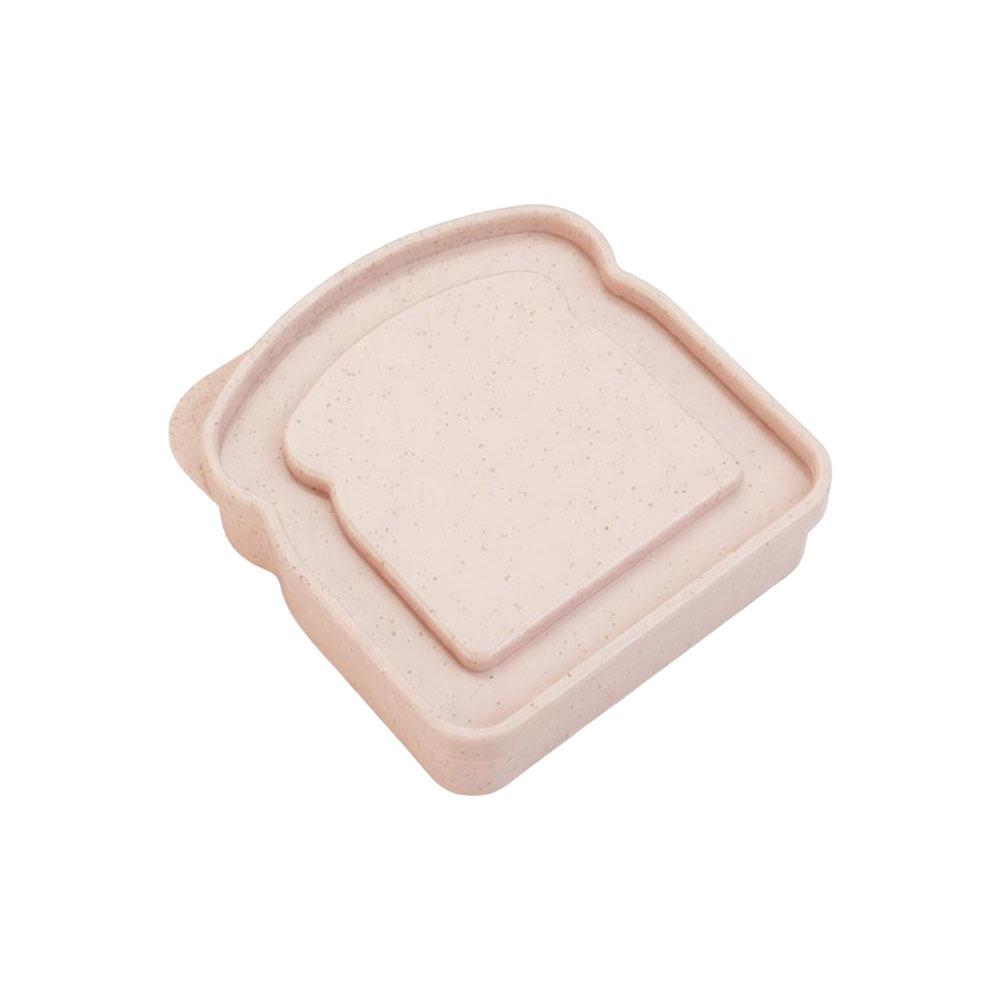 New Portable Toast Shape Lunch Box Microwaveable Leak Resistant Food Container with Lid Portable Lunch Box Kitchen Storage