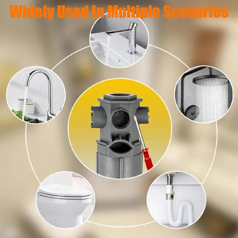 1-10PCS Faucet Multifunctional Spanner Kitchen Sink Bubbler Special Unscrewing Device Spout Removal Universal Kitchen Accessorie