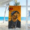 2pac Personalized Name Beach Towel Super Soft & Absorbent Suitable for Sports Travel Swimming Yoga Bathroom Beach And Pool