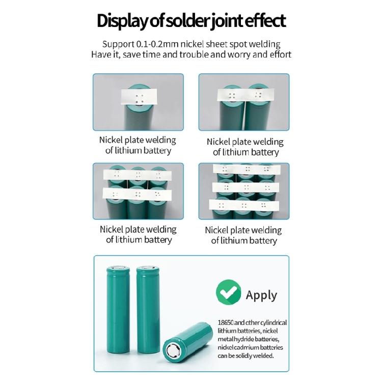 Punktschweißmaschinen-Steuerplatine Punktschweißgerät-Set für Nickelblech 18650 Lithium-Batterie Schweißen Elektronikreparatur