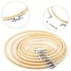 1-9pcs 8-36cm Wooden Embroidery Hoops Frame Set, Cross Stitch Rings for Sewing Craft, Home Decor & Party Decoration
