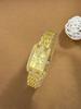Alloy Square Steel Strap Watch Female Simple Rhinestone Square Diamond Roman Female Dial