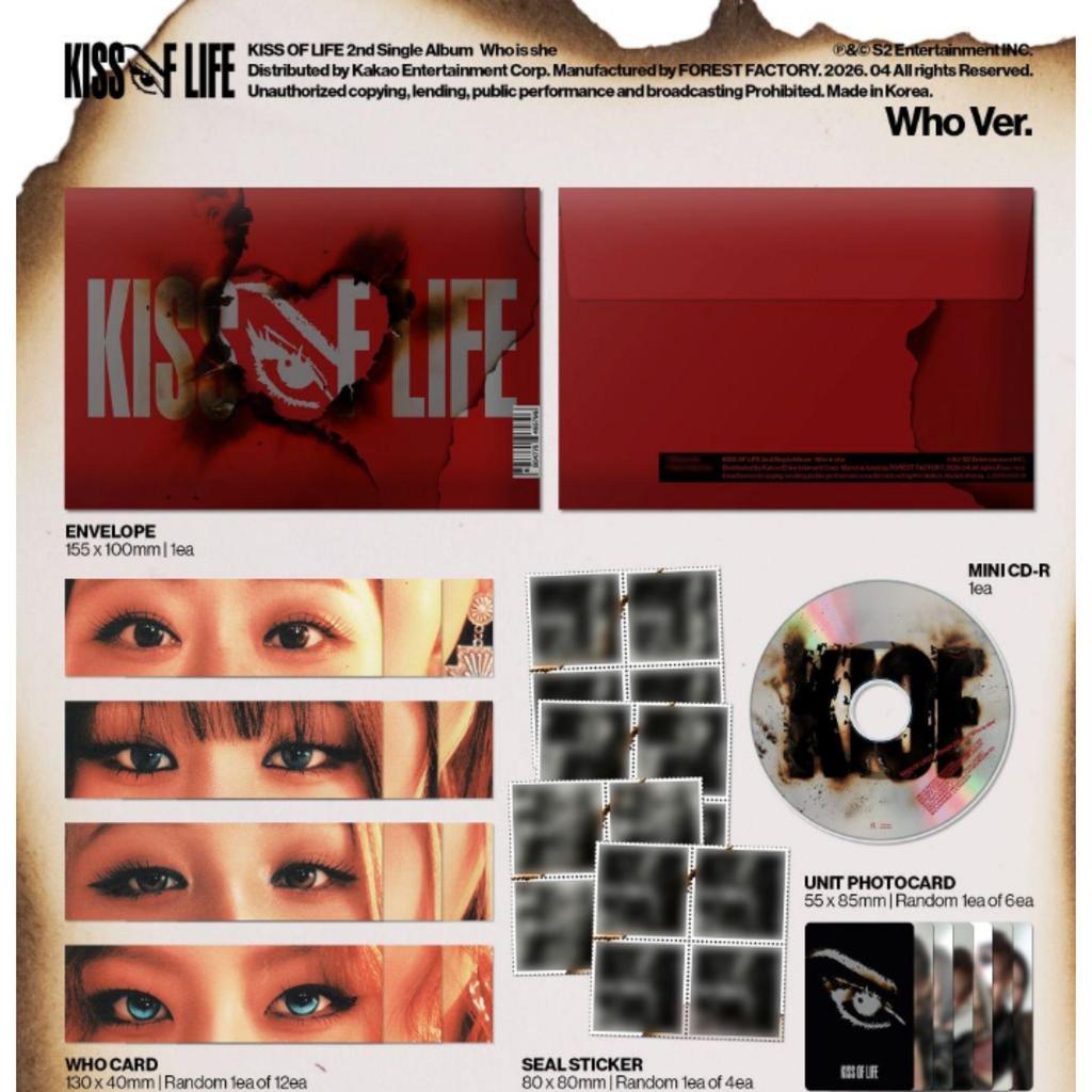 [VORBESTELLUNG] KISS OF LIFE – 2. Single-Album [Who is she] (Wer Ver.)