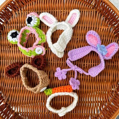Fashion Knitted Hat New Candy Color Mini Casual Wear Hat Cute Animal Doll Hat for 10cm Cotton Dolls