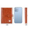 Purse PU Passport Bag Card Holder Storage Card Bag Portable Passport Clip  Men