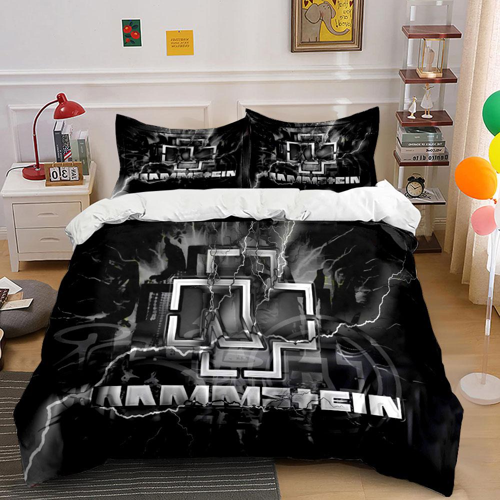 Logo, lightning, dark background. Bedding sets Duvet cover sets Duvet covers Pillowcases(1 * Duvet Cover 2 * Pillowcases without duvet insert) 135x200cm