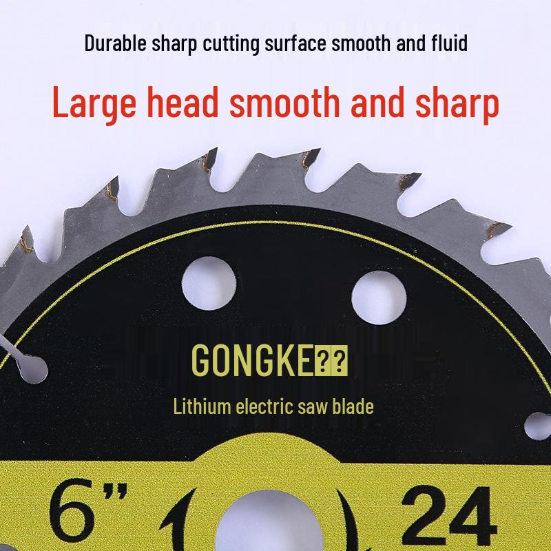Ultra-Thin Woodworking Lithium Battery Saw Blade for 5", 5.5", and 6" Angle Grinders
