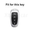 4 Buttons Auto Key Case for Hyundai Sonata Elantra Creta Ix35 Ix45 I10 I30 I40 Tucson Santa Fe Rena TPU Car Key Cover Shell Fob