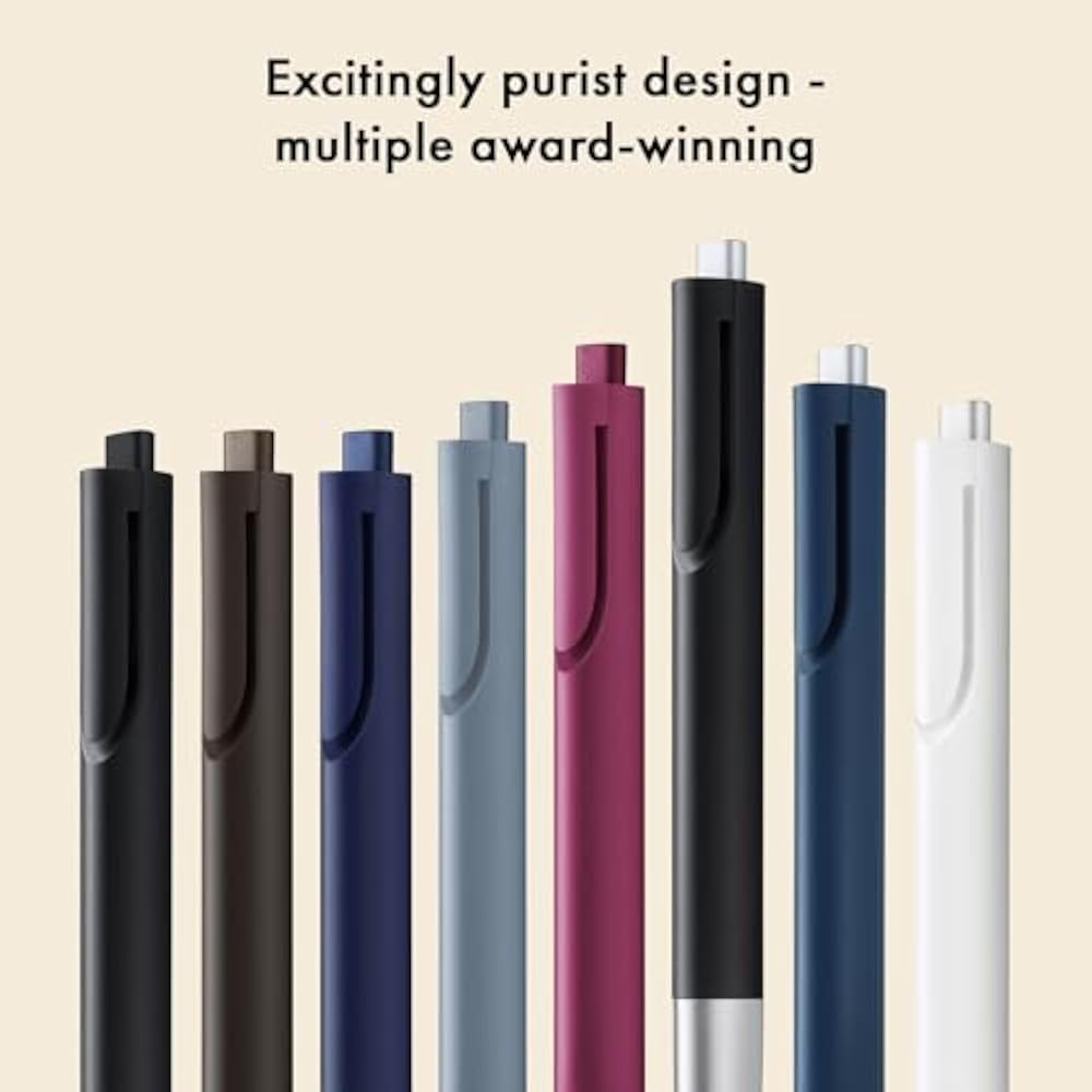Lamy noto blue-silver ballpoint pen - simple ballpoint pen with plastic triangle body - clip is b...