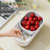 Double-layer Snack Fruit Food Storage Box Household Fruit Plate Drain Tray Special Storage Basket for Lazy People