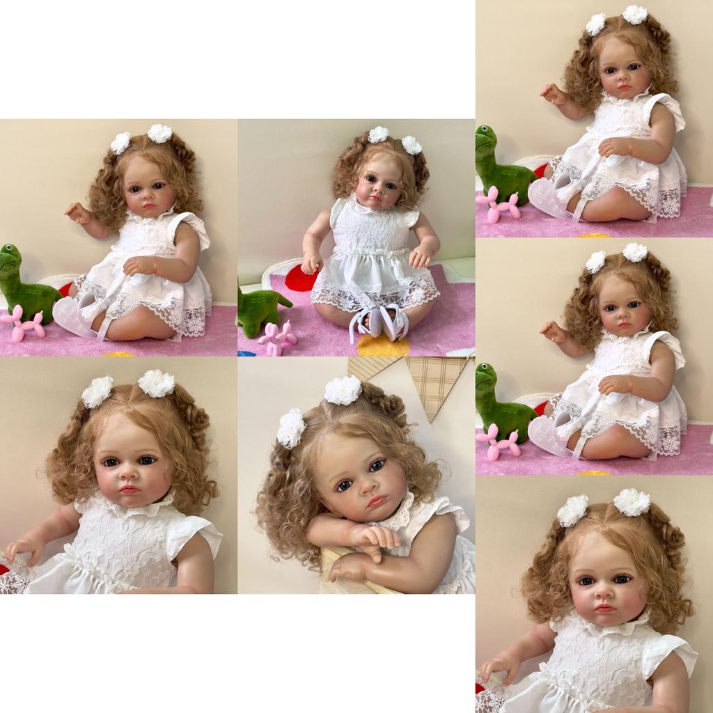 Silicone Reborn Baby Doll 60cm Realistic Vein Details For Collectors And Gift Givers
