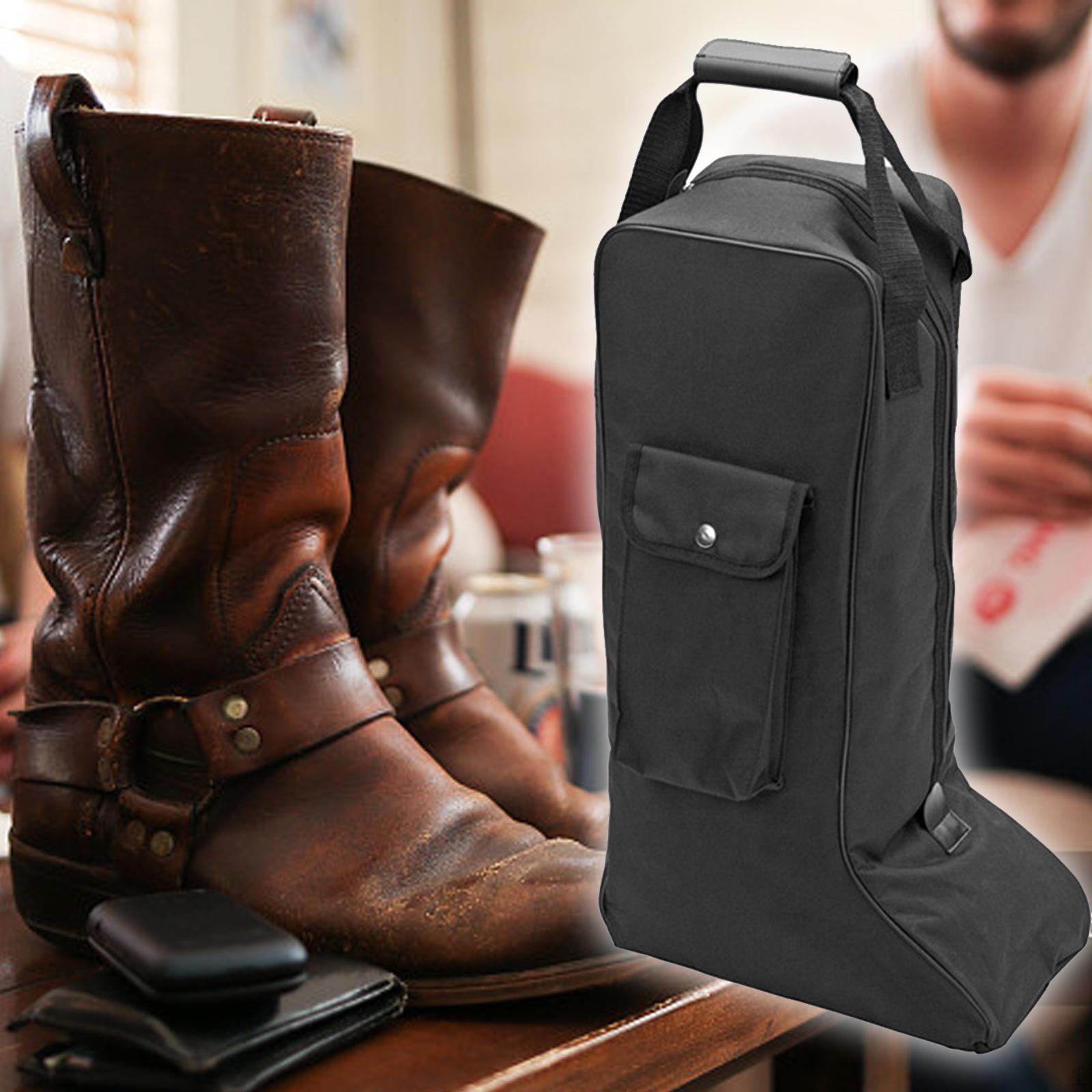 Tall Riding Boot Bag Portable Storage Bags Organizer Professional Carry for