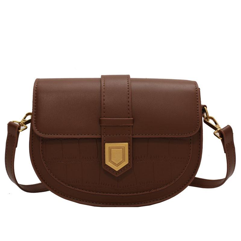 2026 seas new fashiable saddle bag women's bag casual versatile retro single shoulder crossbody bag
