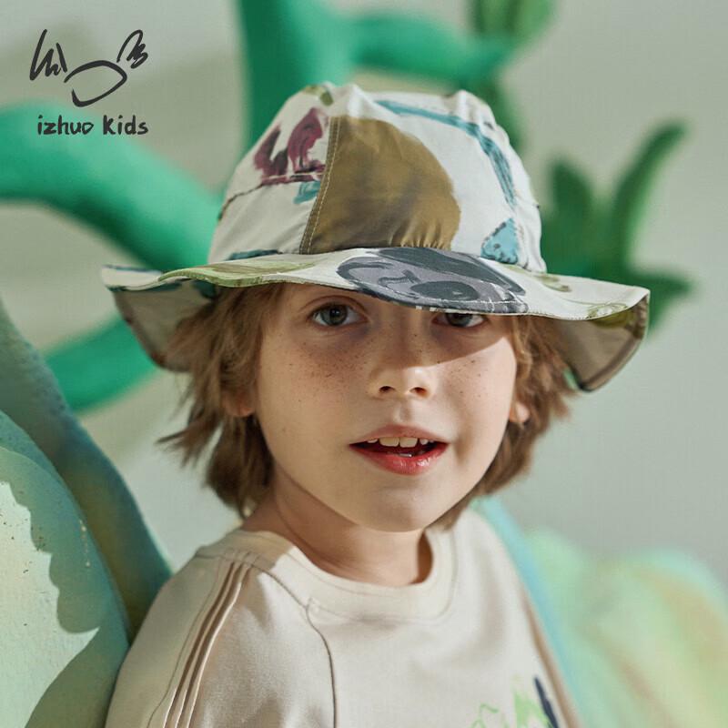

Children s Jianzai Beast Printed Sun Protection Bucket Hat One Size