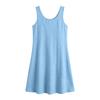 2026 Sommer Strand Locker V-Ausschnitt Ärmellos Baumwolle Leinen Kleid für Damen