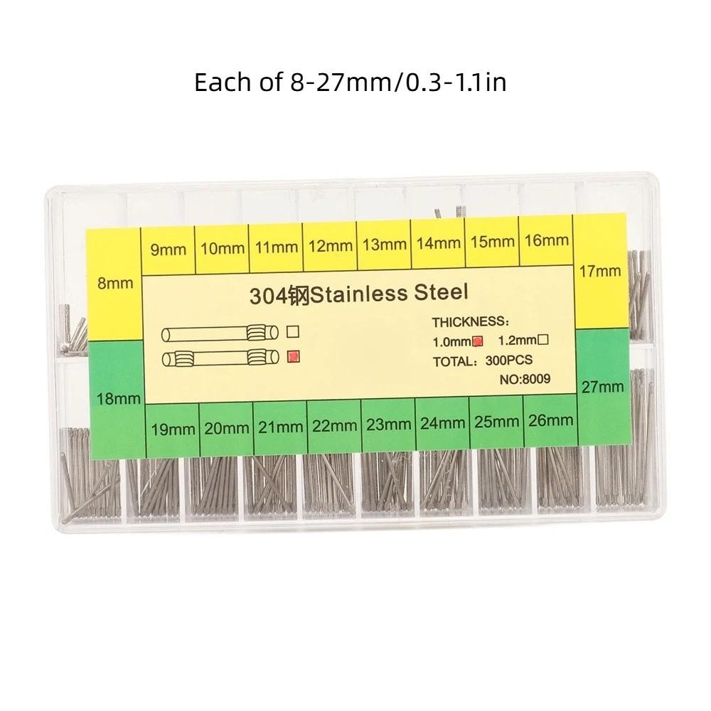 Stainless Steel Watch Bracelet Pin 1.0mm Thickness 1.2mm Thickness Watch Band Pin Watch Repairing Parts Watch Makers