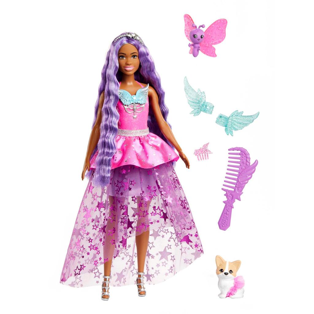 Muñeca Barbie Película Una Pizca de Magia Magia Brooklyn Mattel HLC32 Accesorios