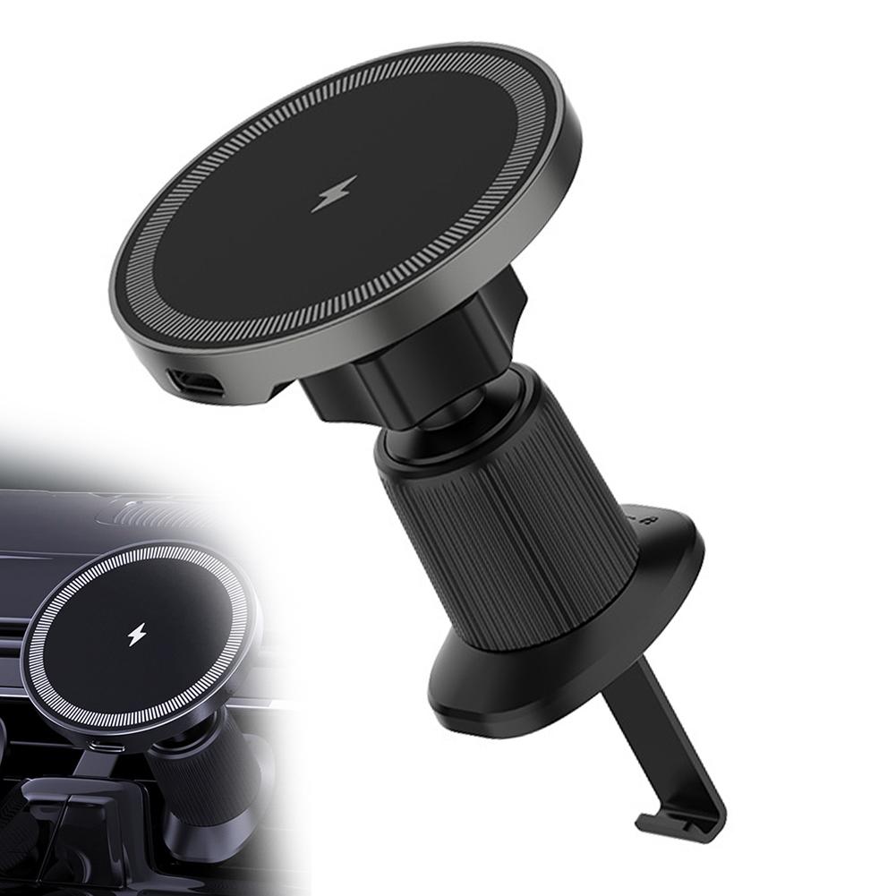 

Car Air Vnt Phone Holder 15W Magnetic Wireless Charger Stand For Magsafe 17 16 15 14 13 12 Pro Max Fast Charging Station
