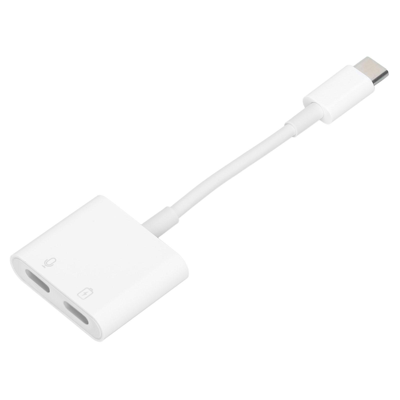 

2 в 1 Dual Type C Наушники o Зарядный адаптер-конвертер Разветвитель Адаптер для быстрой смены