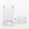 MUJI Acrylic Small 70mm Diameter X ODAA1A2S Container, Slim, Approx. 97mm,