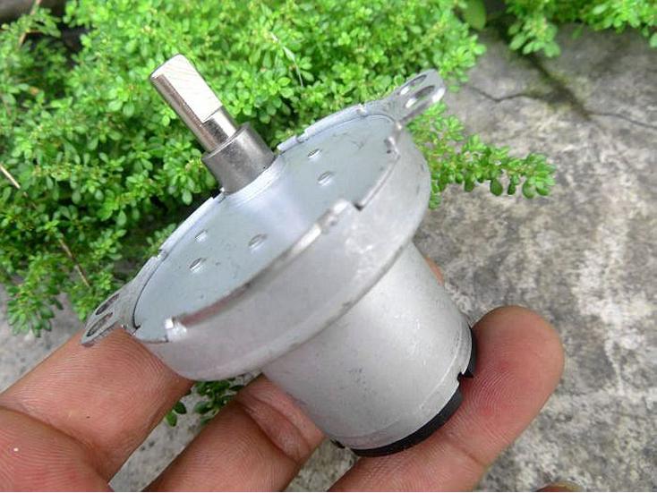 Miniature 530 DC Geared Motor, High Torque, Low Speed, Metal Gears, 6V-12V