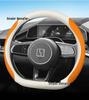 ZEEKR 001 Steering Wheel Cover: Genuine Leather, Ultra-Thin, Non-Slip, Breathable - Perfect for New Energy Vehicles