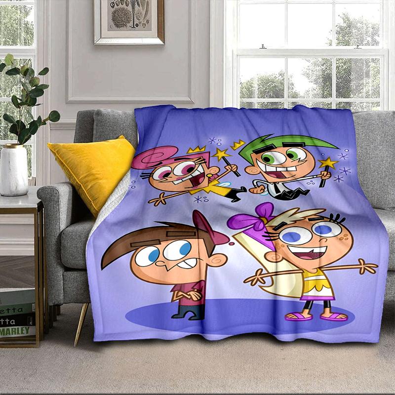 Magical Friendship timmy Adventure Blanket Flannel Blanket for bed, sofa, Camping, Hiking, Picnic Essentials, gift for family Fan gifts