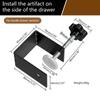 2Pcs/set Heavy Duty Drawer Front Clamp Metal Desk Mounting Clamp for Woodworking Fixed Repair Home Improvement